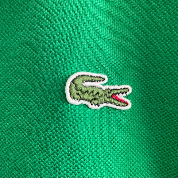 Lacoste Green Polo Sz 3/S - Picture 2 of 3